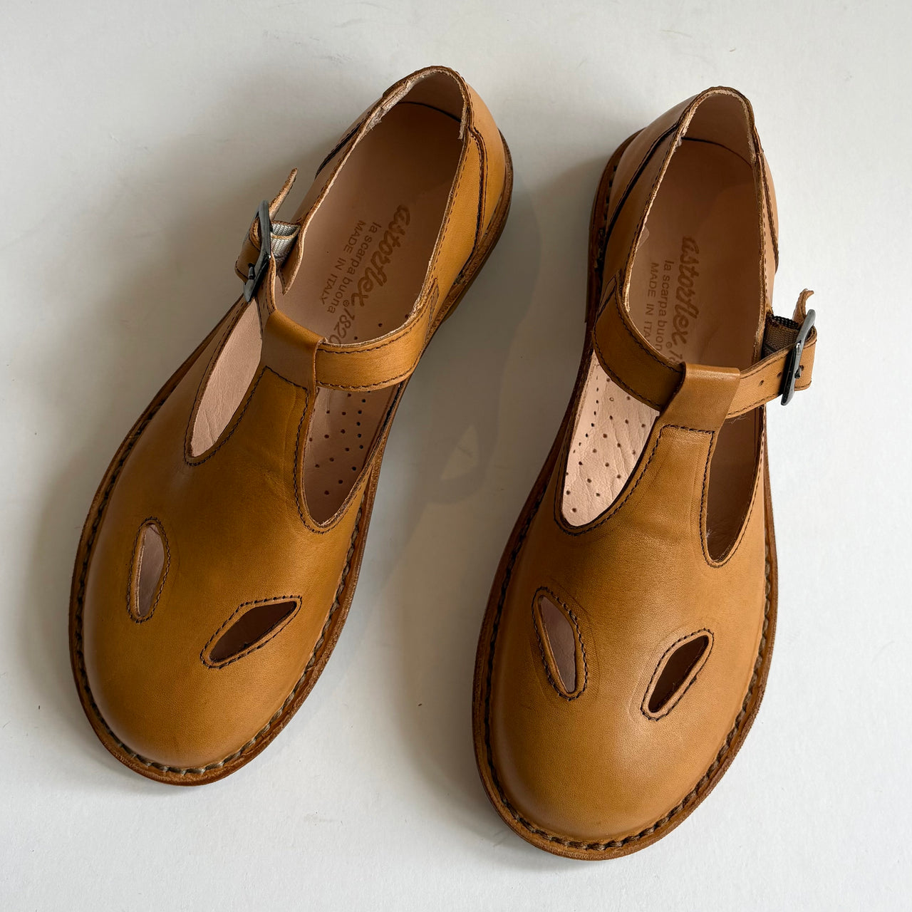 Mary Jane, Natural Leather