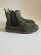 Suede Chelsea Boot, Green (Cappero)