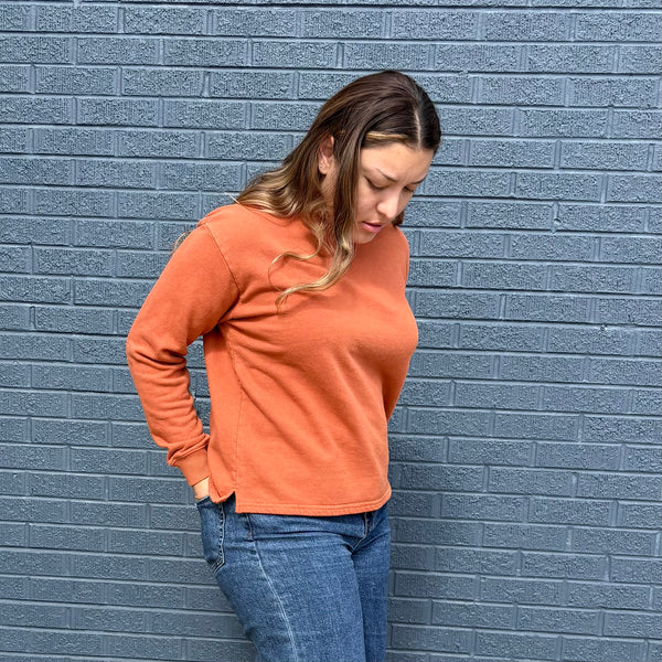 Campfire Fleece Sweatshirt, Pumpkin