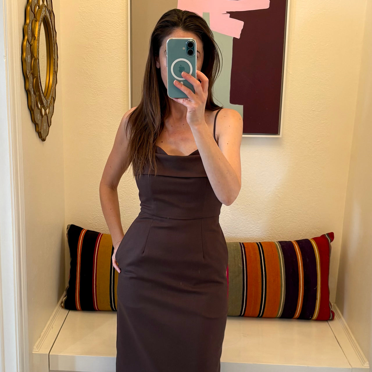 Juliette Dress, Brown