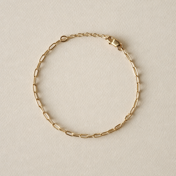 Nora Link Bracelet | Gold Fill