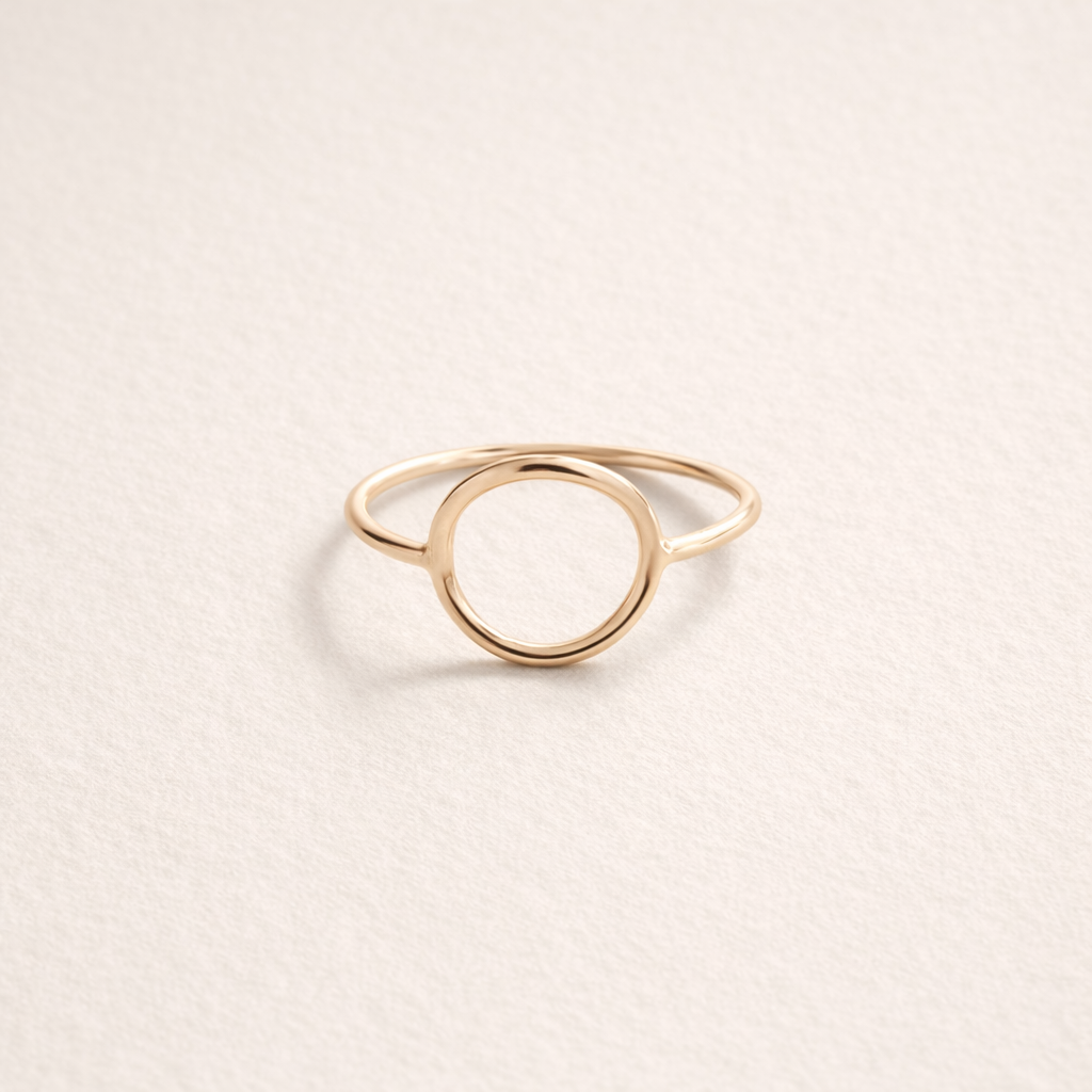 Open Circle Ring | Gold Fill