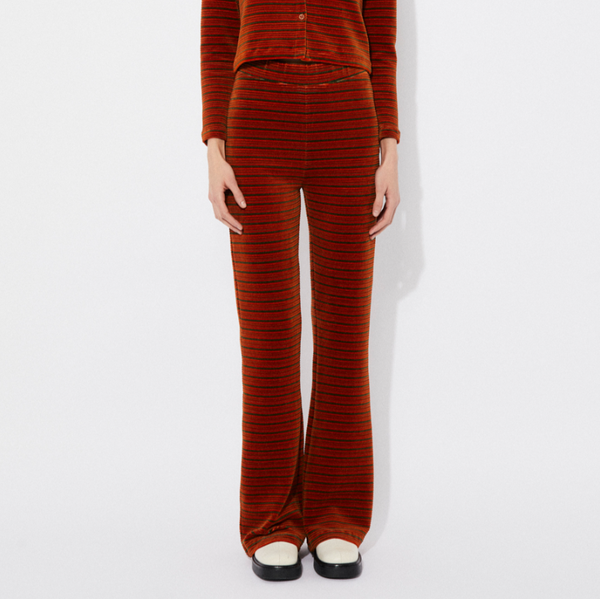 Meda Pants, Velvet Multi Stripe