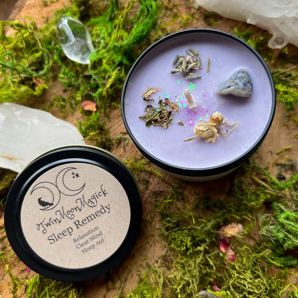 Twin Moon Magick Candle, Sleep Remedy