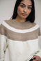 Minako Lambswool Sweater, Ecru