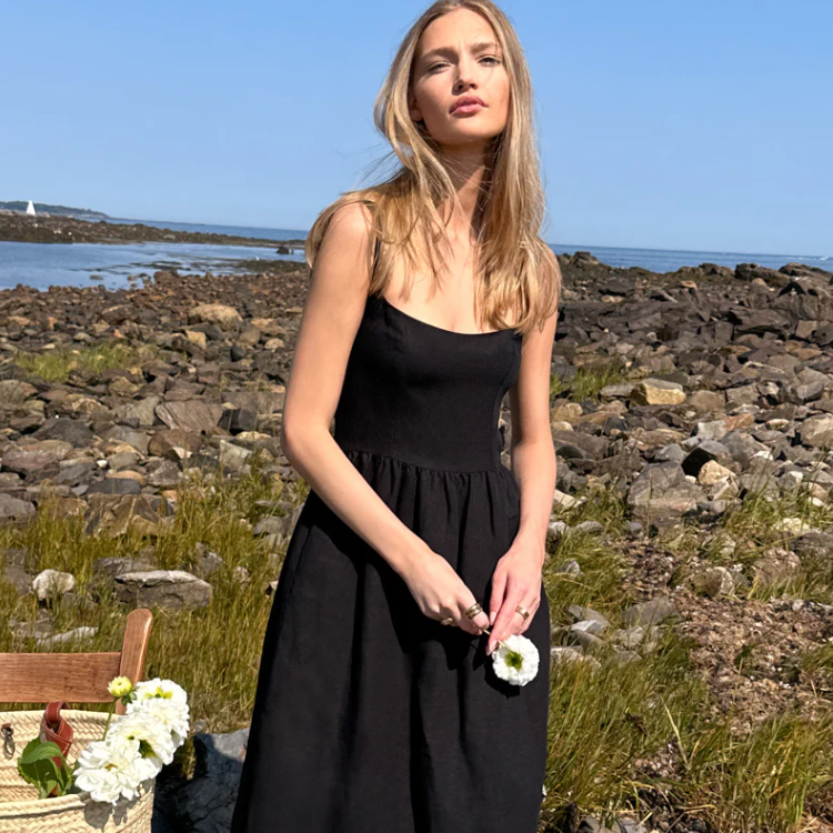 Jour Maxi Dress, Black