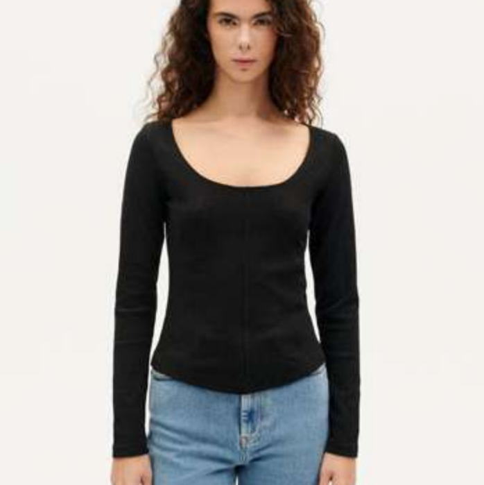 Casilda Cashmere Top, Black