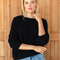 Daily Sweater, Black Organic