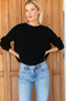 Daily Sweater, Black Organic