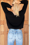 Daily Sweater, Black Organic