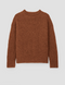 Shika Lambswool Sweater, Rust Marl