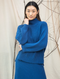 Tora Organic Cotton Sweater, Ink Blue