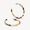 Large Hoops, Blonde Tortoise