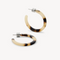 Mini Hoops, Blonde Tortoise