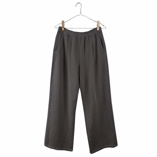 Pleated Sweatpants, Charcoal