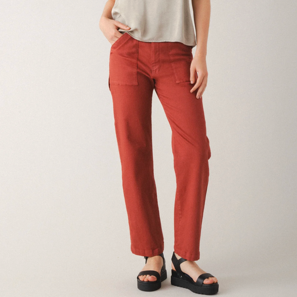 Long Carpenter Pant in Brick