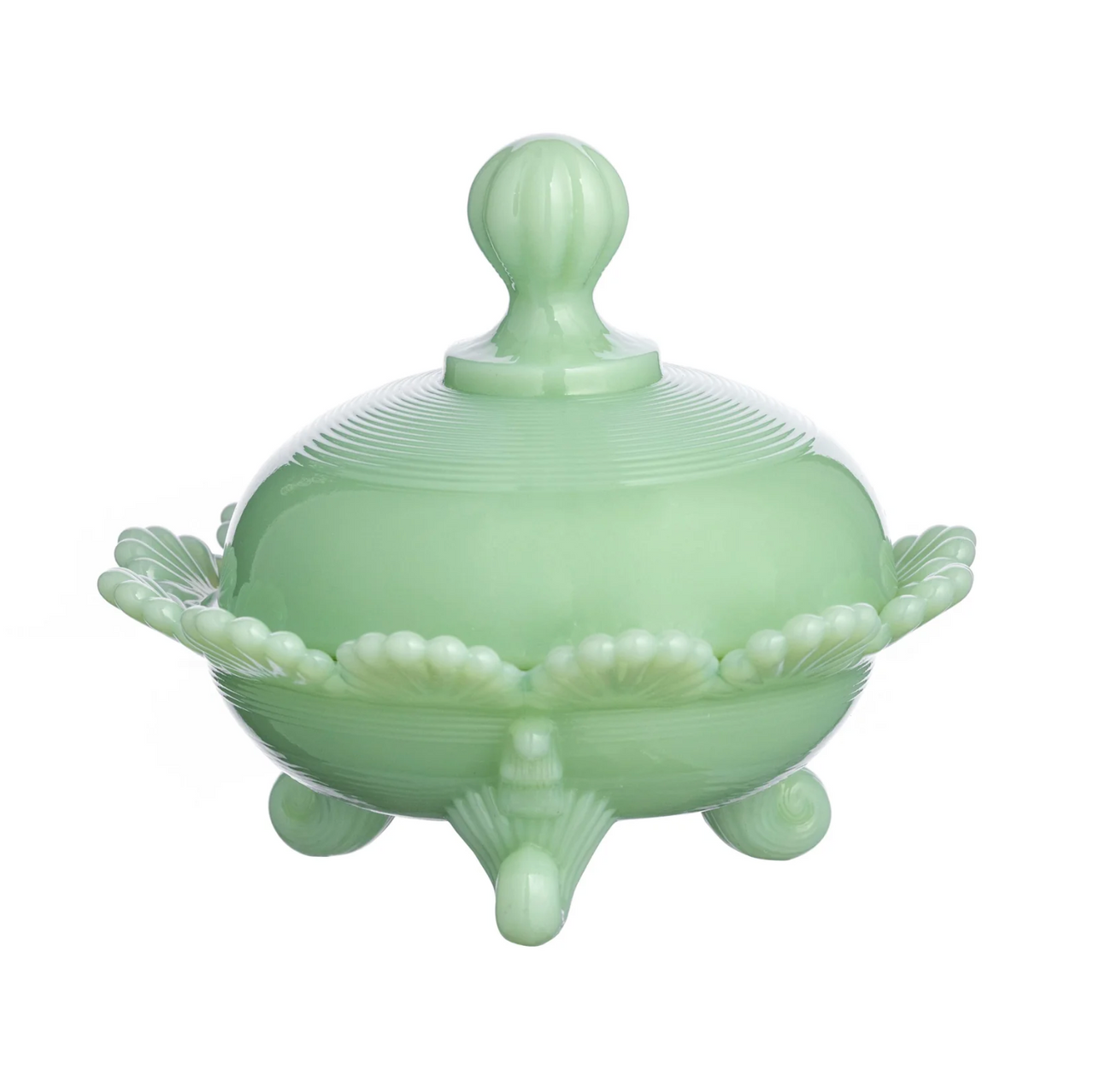 Covered Footed Candy Dish