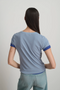 Double Tee, Light Blue/Bright Blue