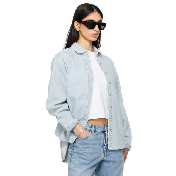 Western Shirt, Cloud Vintage Blue