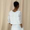 Daisy-Fay Cotton Lace Top, White