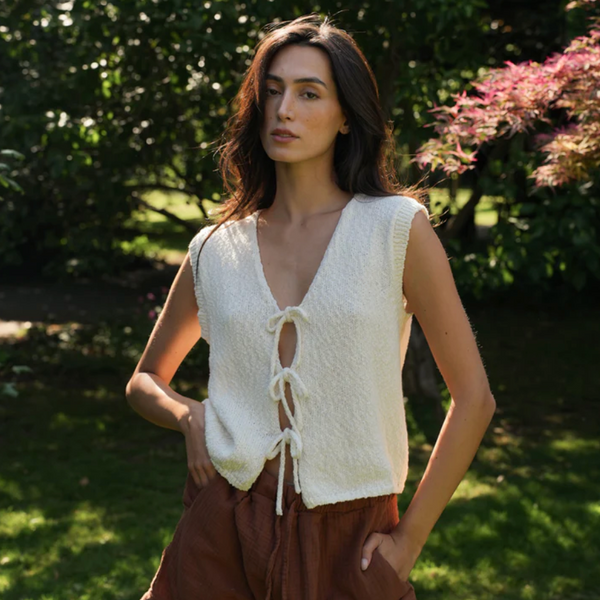 Florence Vest, Off White