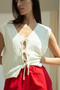 Florence Vest, Off White