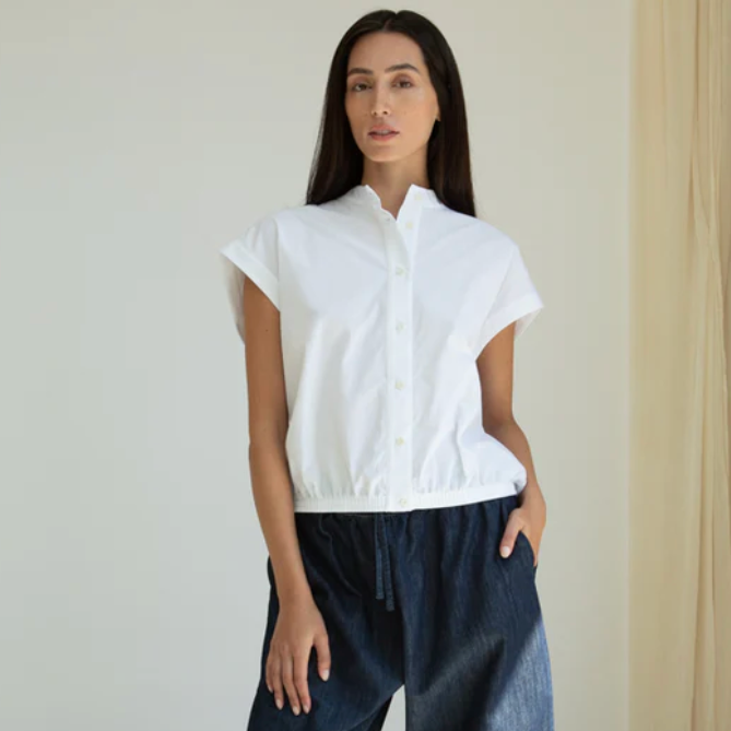 Nancy Top, White