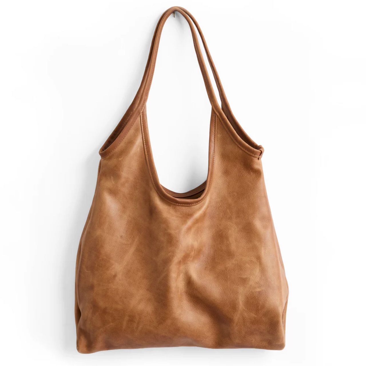 Envelope Tote, Premium Saddle