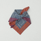 Patchwork Stripe Block Print Bandana