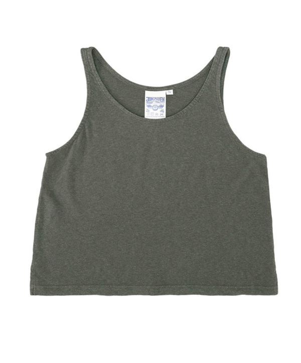 Cropped Tank, Olive