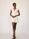 Mistral Mini Dress, Ivory