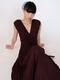 Alma Maxi Dress, Brown
