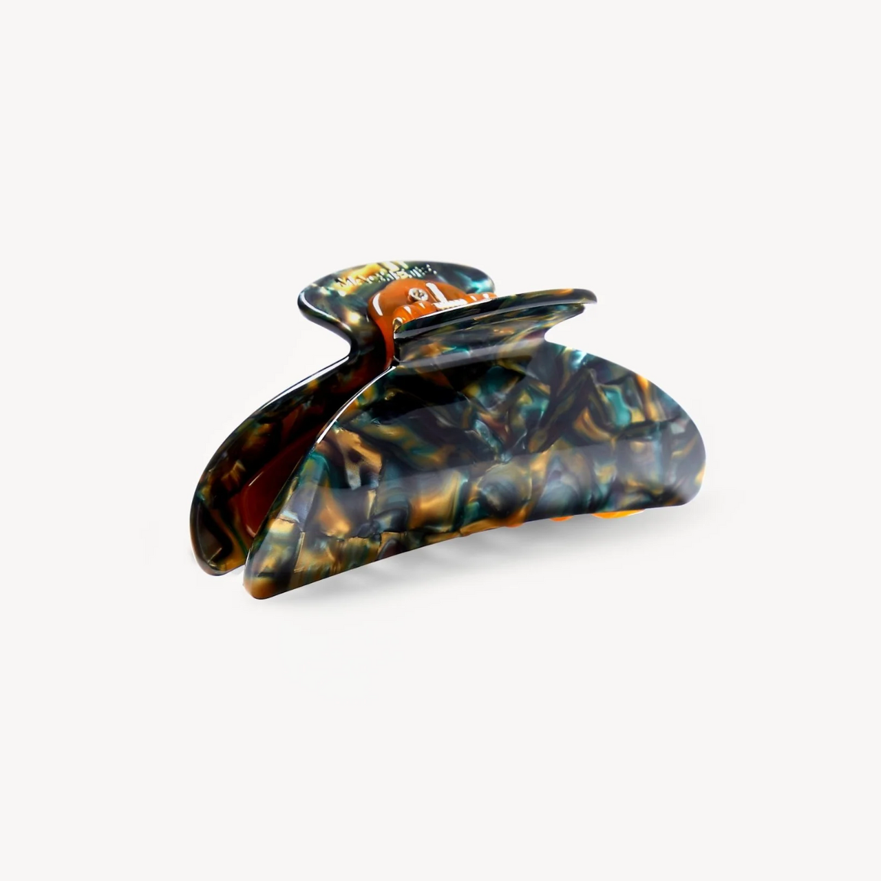 Midi Heirloom Claw, Green Tortoise