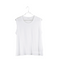 Cropped Muscle Tee, Salt