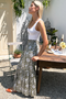 Shirred Skirt, Arles Gothic Olive