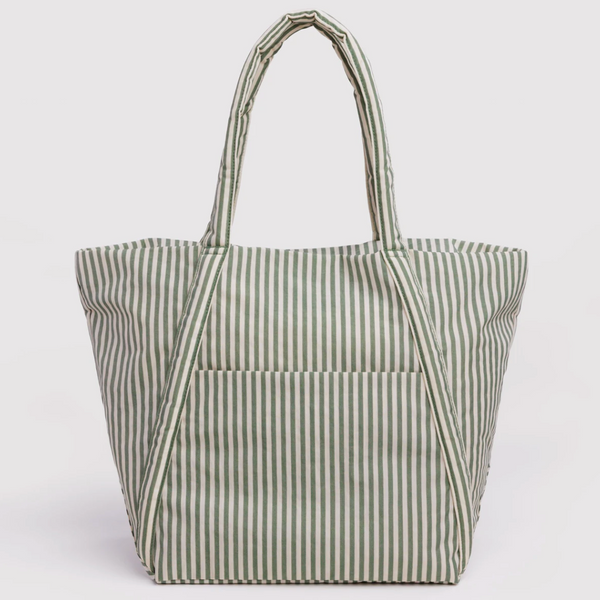 Cloud Bag, Sage Stripe