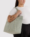 Cloud Bag, Sage Stripe