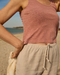 Tank Tee, Rose