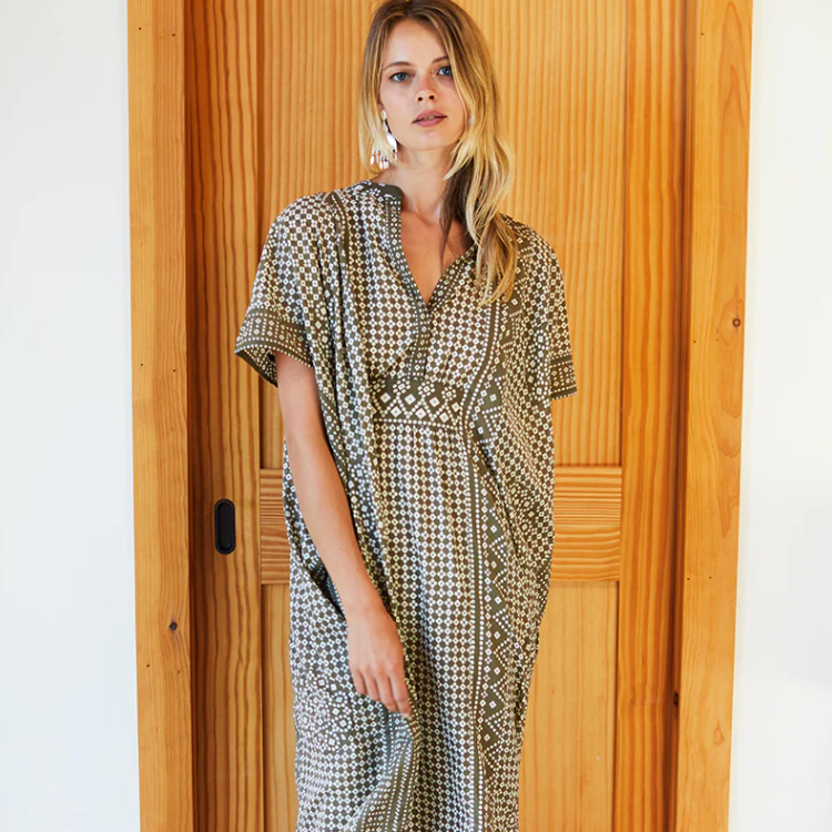 Emerson Caftan, Moss Organic