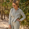 June Button Up, Sage