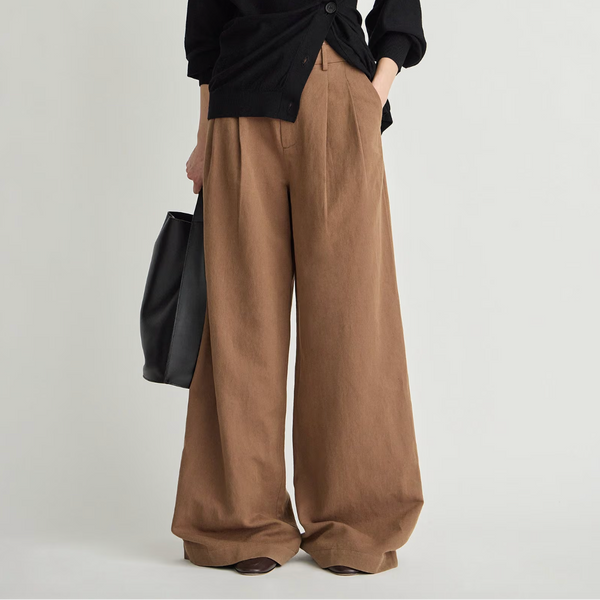 Keaton Wide Leg, Tobacco