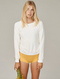 Crux Cropped Sweatshirt, Washed White