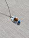 Tiger's Eye + Lapis Pendant