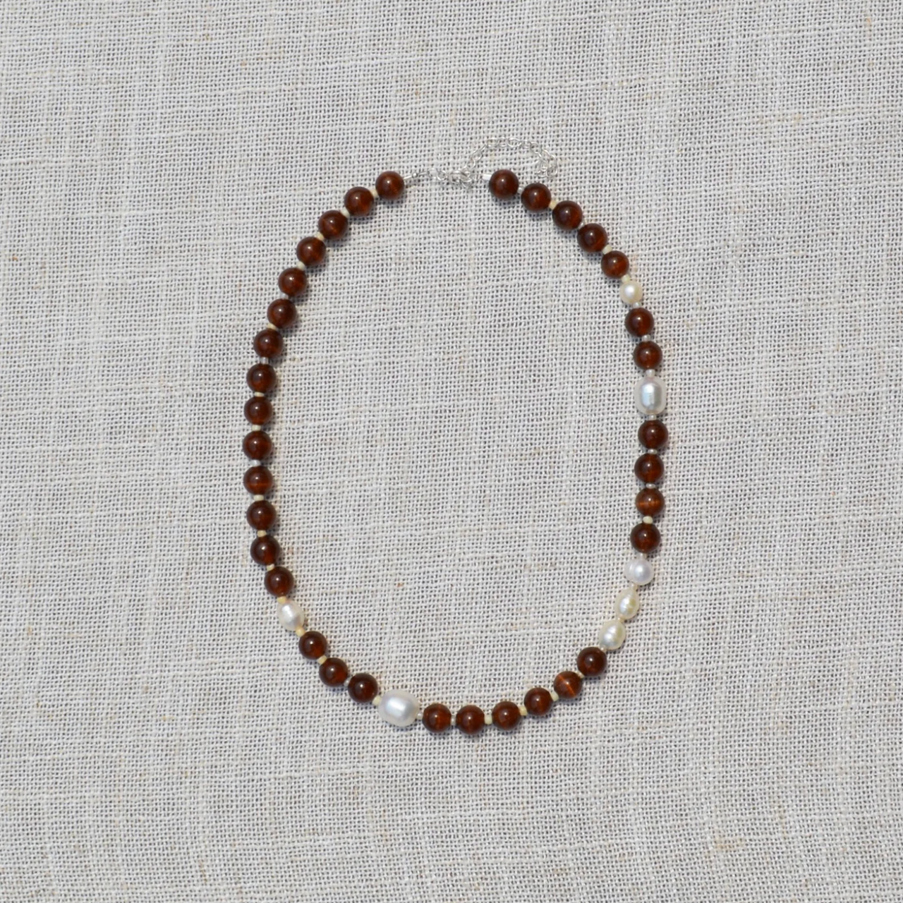 Coffee Pearl Necklace