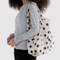 Standard Baggu, Cream and Black Polka Dot
