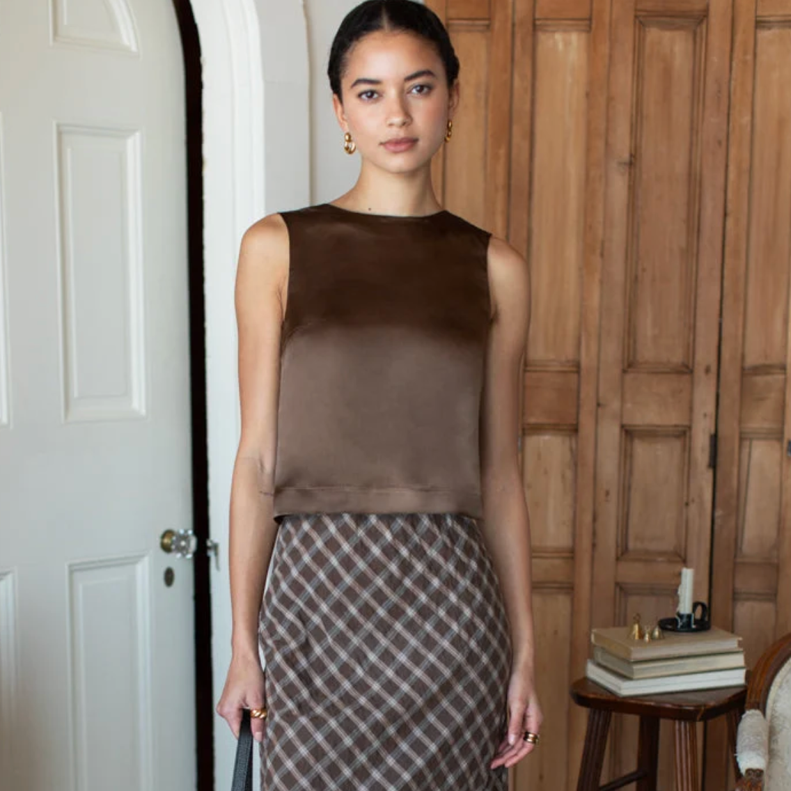 Jeanne Top, Cocoa Silk