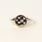 Checker Orb Signet Ring