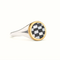 Checker Orb Signet Ring