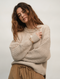 Emmy Sweater, Beige Marl