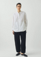 French Knot Cotton Shirt, Natural White